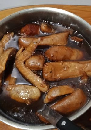 滷雞翅+素雞 的食譜成品照片