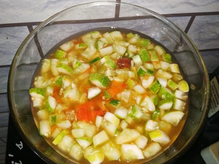 Cara Simple Membikin Resep  55. Recoh Bonteng (Rujak Timun) yang Bikin Ngiler, Menggugah Selera