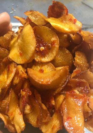 Foto resep Keripik ubi sambalado