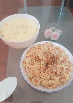 صورة لوصفة رز و شاكرية على الطريقة السورية
