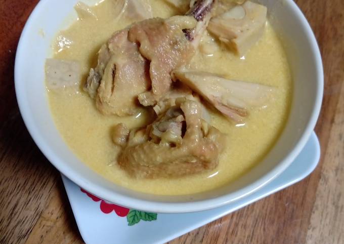 Bagaimana Membuat Gulai ayam nangka muda Anti Gagal