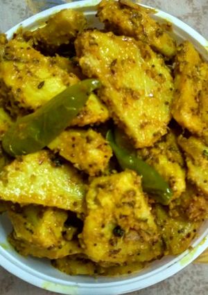 A picture of Instant kachalu achar.