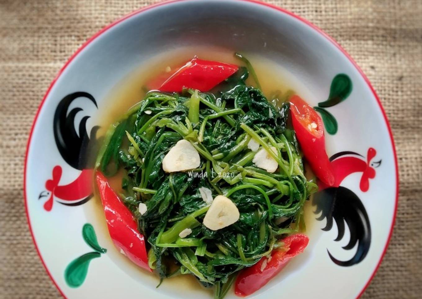 Kah kangkung bawang putih 6