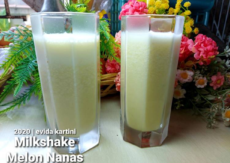 Resep Milkshake Melon Nanas Anti Gagal