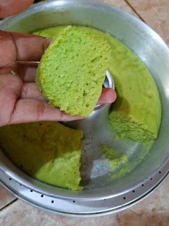 Foto resep Bolu pandan kukus tanpa Pengembang ANTI GAGAL