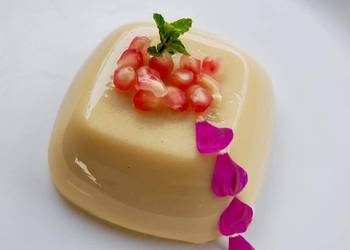 Fresh, Making Recipe Coffee Panna Cotta Most Delicious