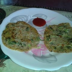 A picture of Flax seeds oats pancake.