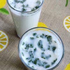 A picture of Buttermilk (masala chaas).
