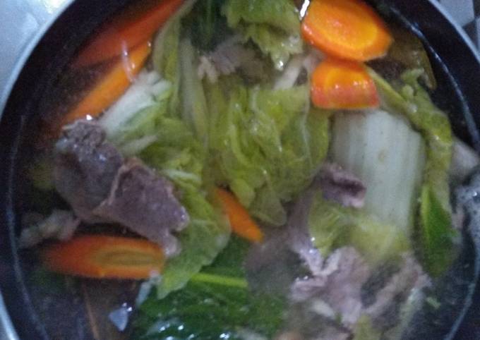 Shabu Shabu rumahan seadanya