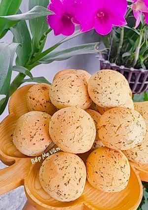 Hình của món Bánh mì mè đen Hàn Quốc nướng nồi chiên không dầu.
