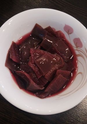 عکسی از دستور ترشی پوست بادمجون