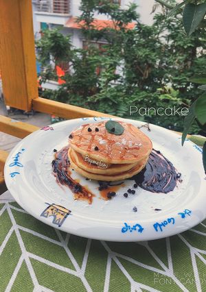 Hình của món Bánh Pancake kiểu nhật cho bé.