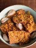 Tempe goreng bawang putih