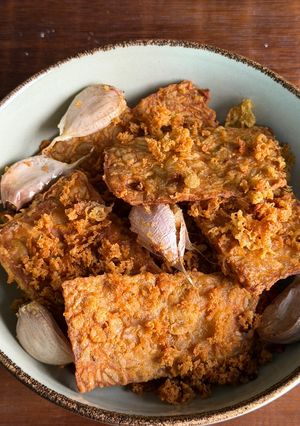 Foto resep Tempe goreng bawang putih