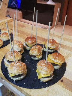 Una foto de Mini hamburguesas de Wagyu