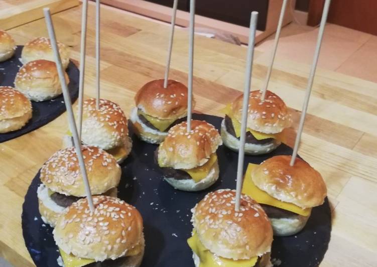 Mini hamburguesas de Wagyu