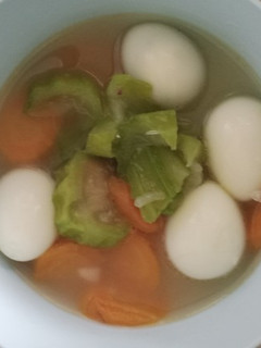 Foto resep Sup oyong telur puyuh