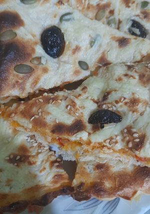 صورة لوصفة 🍕 pizza couverte بيتزا مغطاة