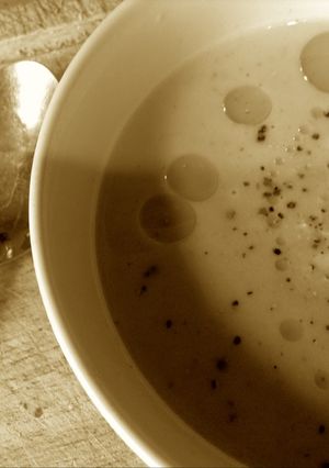 A picture of Creamy Coconut Broccoli Potato Soup.