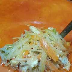 A picture of Sayur Godog khas padang.