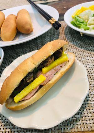 Hình của món Bánh mì mini tự làm.