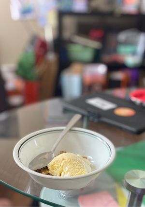 A picture of The “Pan-Cookie”.