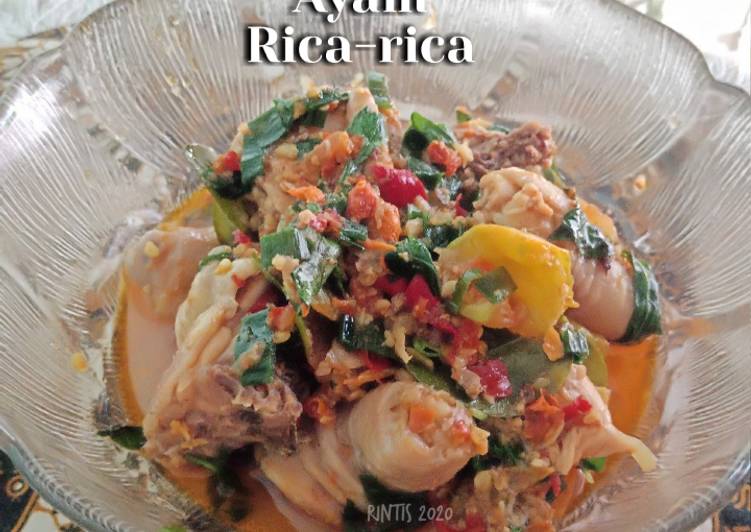 Cara mudah Membuat Ayam Rica-Rica Super Pedas, Lezat