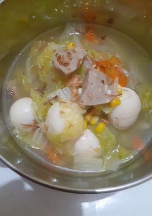 Foto resep Sayur bening telur puyuh