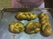 Una foto de trenza de pan