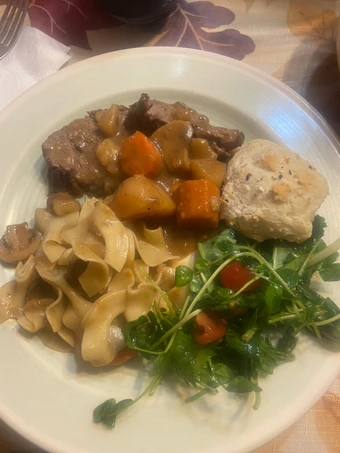 Easy Way Make Recipe Sunday Pot Roast (Dutch Oven) that is Delicious, Tasty}