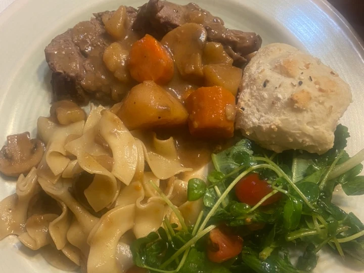 Easy Way Make Recipe Sunday Pot Roast (Dutch Oven) that is Delicious, Tasty}