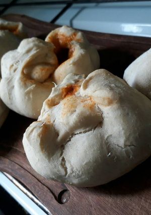 Una foto de Pizza bomba