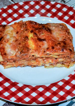 A picture of Lasagna...Our Way!.