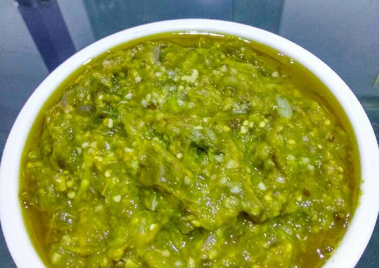 Recipe: Perfect Sambal ijo(ala2 Padang)