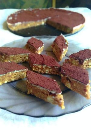 Cappuccinos szelet (sütés nélkül) recept fotója