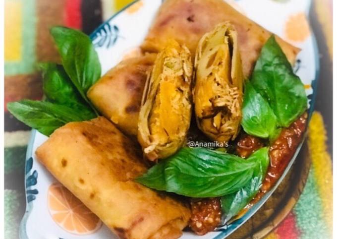 Mexican: Cheesy-Chicken Chimichangas with Homemade Wheat Flour Tortillas 💁🏻‍♀️