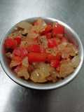 Fritada de pimiento y cebolla