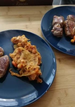 Una foto de Solomillo de buey con ropa vieja