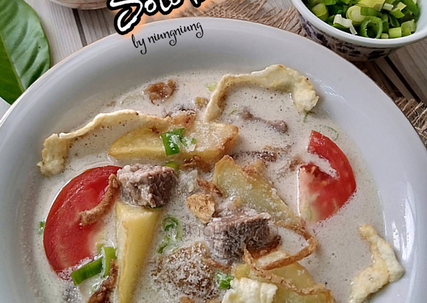 Soto betawi santan + susu
