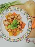 ผัดมันฝรั่งเม็ดมะม่วงหิมพานต์