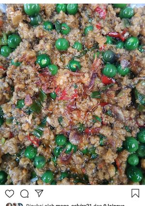 Foto resep Ulukutek (oncom dan leunca)