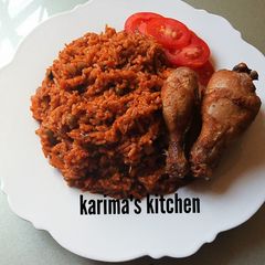 Jollof rice A picture of Jollof rice.