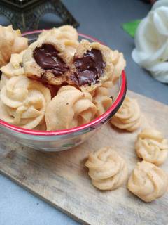 Foto resep Soes Kering isi coklat