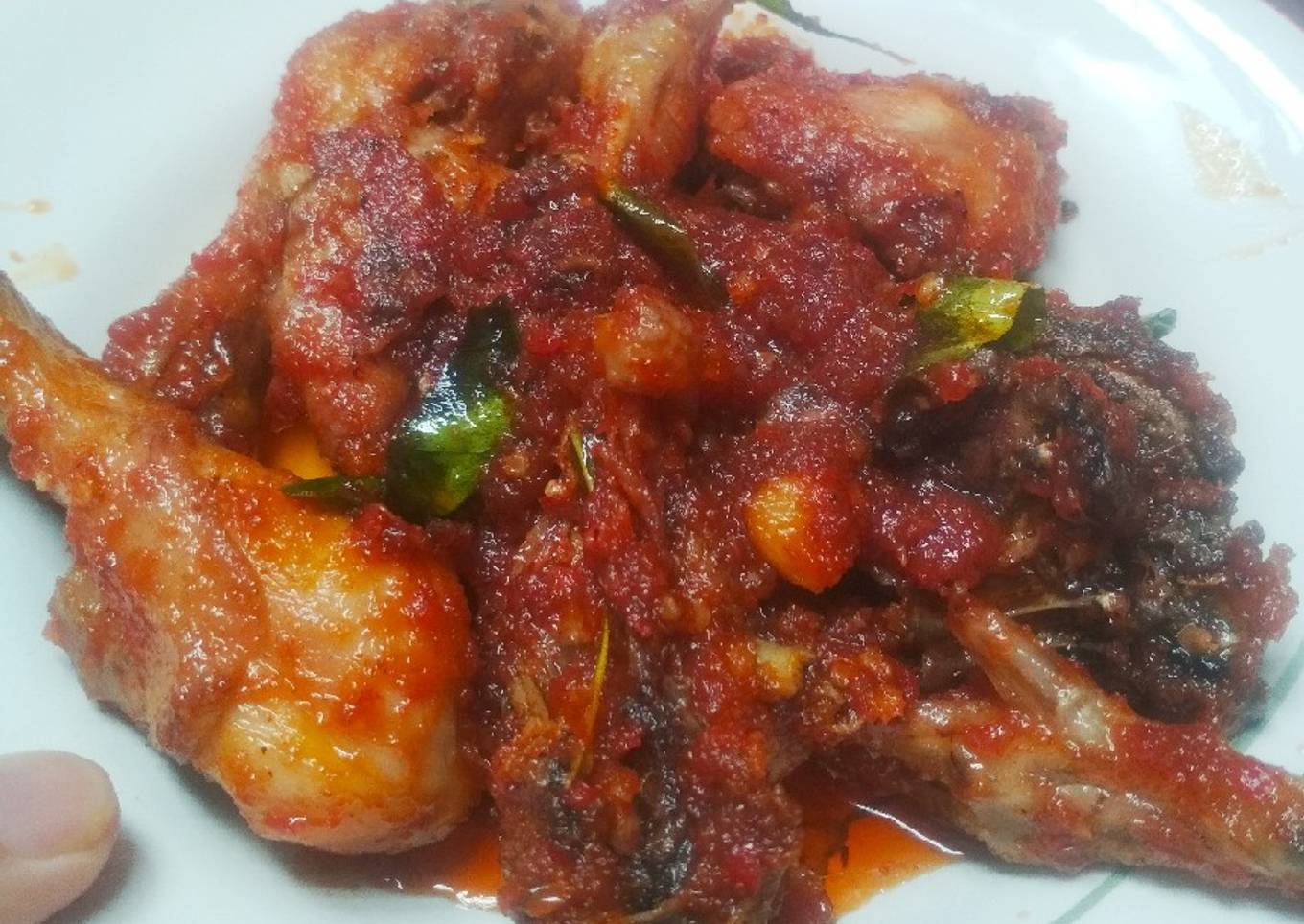 Ayam balado pedas manis