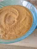 Puré de brócoli y garbanzos