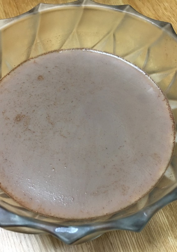 Una foto de Gelatina de chocolate