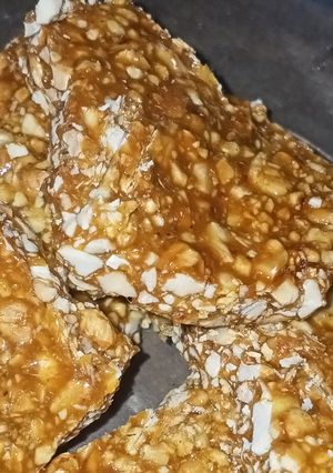 Foto resep 80.Enting Enting kacang tanah