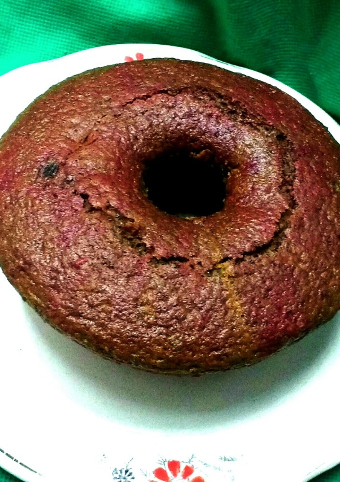 Una foto de Torta vegana de remolacha