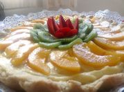 Una foto de tarta kiwi