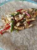 Fajitas de Pollo y Feta